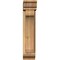 Ekena Millwork Legacy Traditional Rough Sawn Bracket w/ Offset Brace, Western Red Cedar, 6"W x 16"D x 28"H BKT0604X16X28LEC01RWR - alternate 3